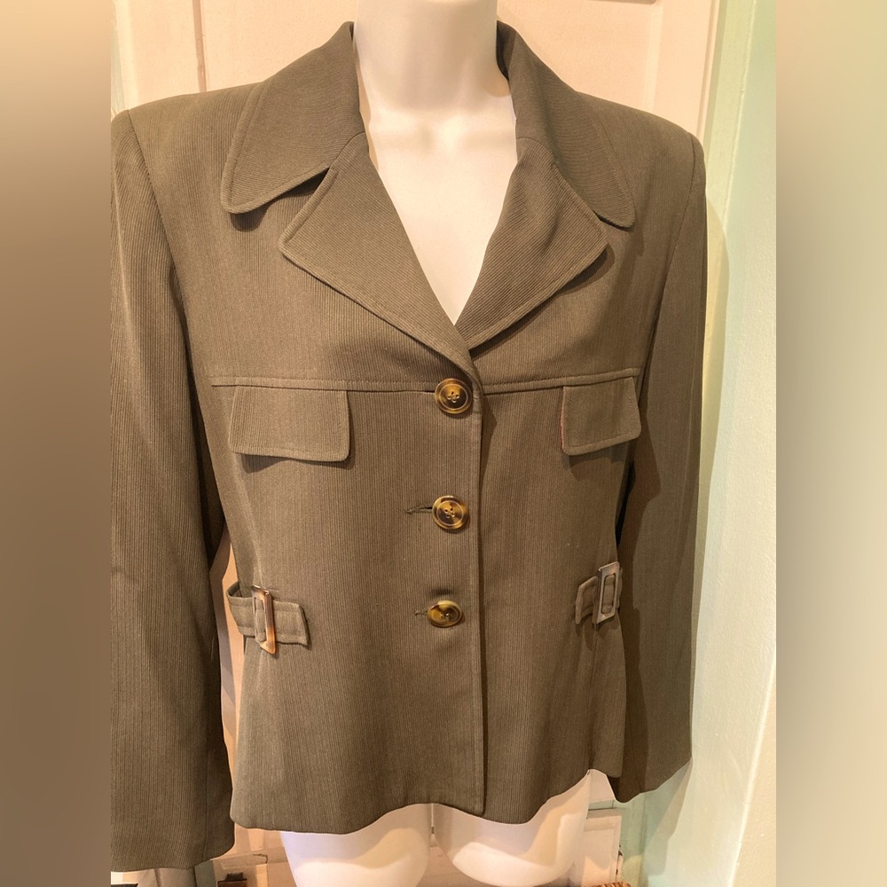 Jacket, dark olive, 8